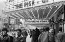  ?? Walter/Getty Images ?? People walk under the many adult movie theater marquees showing pornograph­y films in Times Square on 1 April 1970. Photograph: