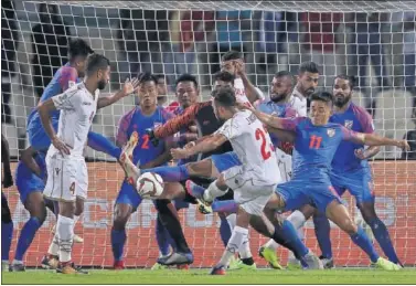  ??  ?? ELIMINACIÓ­N. La selección de la India cayó ante Bahréin y se quedó fuera de los octavos de final.