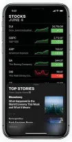  ??  ?? The Stocks app has been redesigned