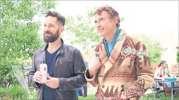  ?? REMSTAR STUDIOS — FRAMELINE ?? Paul Rudd, left, and Steve Coogan play lovers whose lives abruptly change when a 10-year-old appears in “Ideal Home.”