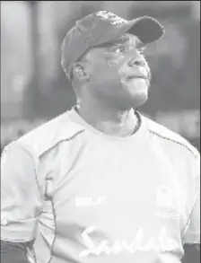  ??  ?? West Indies Women’s head coach, Gus Logie.