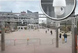  ?? FOTO CN ?? Gisteren stelden vijf leverancie­rs op het Stadsplein van Genk hun camerasyst­eem voor.