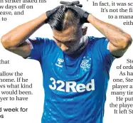  ??  ?? It’s been a bad week for Alfredo Morelos