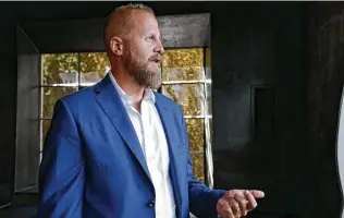  ?? Edward A. Ornelas / Staff file photo ?? Brad Parscale, shown in 2017, was President Donald Trump’s campaign manager until July. Parscale was then replaced and became a senior adviser for data and digital operations for the campaign.