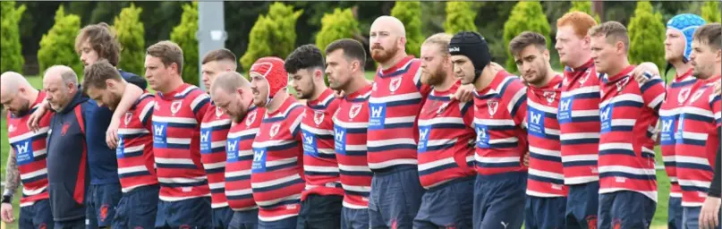  ?? ?? Battling on: Barnsley RUFC.