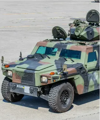  ?? KEYSTONE ?? L’autoblindo ‘Eagle’ della Mowag, in dotazione all’esercito tedesco