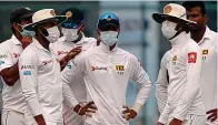  ??  ?? Arun said: ‘The match referee and umpires have a job on hand, and it is not up to the players to go and protest. We just wanted to get on with the game.’ Sri Lanka closed day two on 131-3 in reply to India’s huge 536-7 declared — built on Virat Kohli’s...