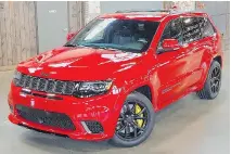  ?? DRIVING ?? The Grand Cherokee Trackhawk is touted as the world’s most powerful sport-ute with more than 700 horsepower under its hood.