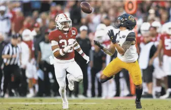  ?? Santiago Mejia / The Chronicle 2019 ?? Nikko Remigio ( right) and his Cal teammates won’t get to play Saturday; the game was canceled.