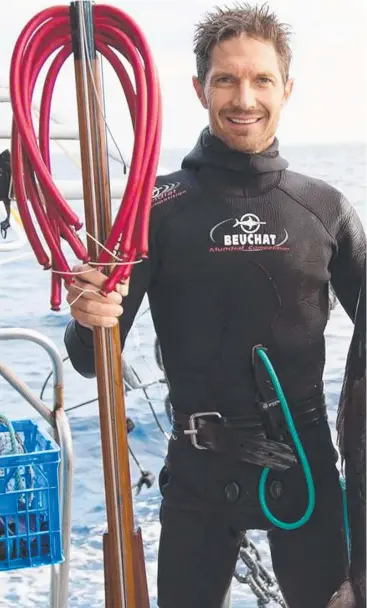  ??  ?? SKIPPER: Divers have found the body of Cairns man Ben Leahy.