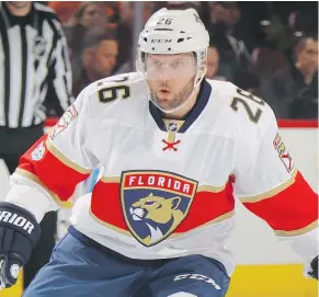  ?? — GETTY IMAGES FILES ?? The Panthers hoped Thomas Vanek would add some scoring punch in their bid to land a playoff berth, but the post-season is beginning to look like a pipe dream.