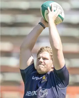  ?? Picture: Gallo Images ?? FINDING A JUMPER. Lions hooker Pieter Jansen is looking forward to the Super Rugby challenge.