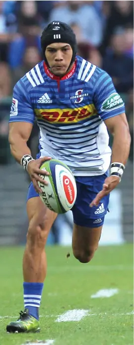  ??  ?? Cheslin Kolbe has made a big impression since moving from Stormers in South Africa to Toulouse