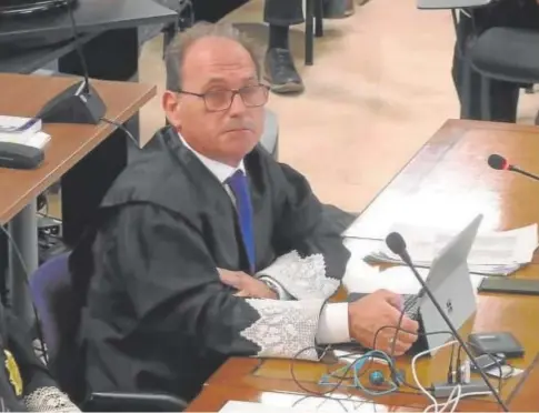  ?? // ABC ?? Tomás Herranz, durante el juicio en la Audiencia de Palma