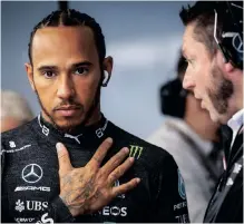  ?? EPA ?? LEWIS Hamilton has joined fellow and hoped the right decisions would BRITISH Formula One driver Lewis Hamilton of Mercedes-AMG Petronas. |