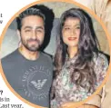  ?? PHOTO: ABHEET GIDWANI ?? Ayushmann Khurrana; and (inset) with wife Tahira Kashyap