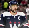  ?? Jess Rapfogel / Associated Press ?? Capitals star Alex Ovechkin will be away from the team for at least the rest of the week following his father’s death.