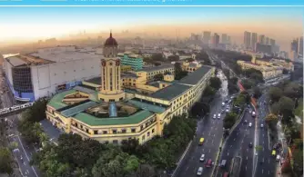  ?? ?? A photo of Manila City Hall taken from the City of Manila’s official website