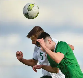  ??  ?? Darragh Reilly of Sligo Rovers and the Republic of Ireland U15s. Pic: Seb Daly/Sportsfile.