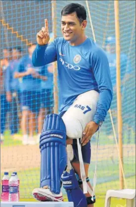  ?? PTI ?? n Former India skipper MS Dhoni didn’t get much opportunit­y to bat in the series against Australia, scoring a matchwinni­ng 79 in the first match at Chennai.