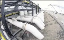  ?? CP PHOTO ?? Pipes are seen at the Kinder Morgan Trans Mountain facility in Edmonton