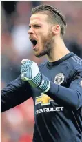  ??  ?? David de Gea