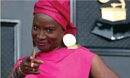  ?? ?? Angélique Kidjo at the 2022 Grammy awards. Photograph: Maria Alejandra Cardona/Reuters