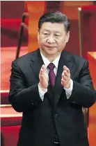  ?? — GETTY IMAGES ?? Chinese President Xi Jinping has warned Taiwan that efforts toward independen­ce are ‘doomed.’