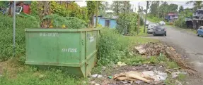  ?? Photo: Ronald Kumar ?? Rubbish collected from Mama’s Place in Caubati, Nasinu by Nasinu Town Council in a timely manner now.