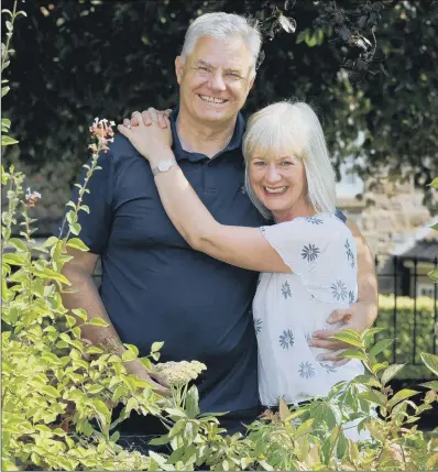  ?? PICTURE: GERARD BINKS. ?? CARING COUPLE: Ken and Linda Barnes’ lives changed after his dementia diagnosis aged 53.