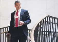 ?? AFP ?? Erik Prince arrives to testify at a House Select Intelligen­ce Committee meeting in Washington last November