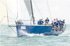  ??  ?? Team Hollywood on their way to winning the IRC I title.