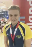  ??  ?? Harry Whiteman won a gold.