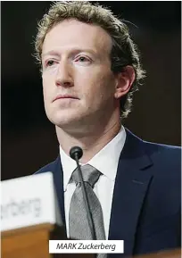  ?? ?? MARK Zuckerberg