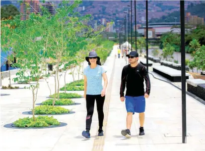  ?? FOTO ?? La comunidad podrá disfrutar de los nuevos ambientes y espacios públicos tras las obras adelantada­s en la etapa 1A de Parques del Río. El Urbanismo es el protagonis­ta.