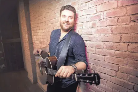  ??  ?? Chris Young is headlining his “Raised on Country” tour with Chris Janson and LoCash. COURTESY OF JOHN SHEARER