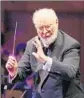  ?? Mathew Imaging ?? THE L.A. PHIL pays tribute to composer John Williams on PBS’s “Great Performanc­es.”