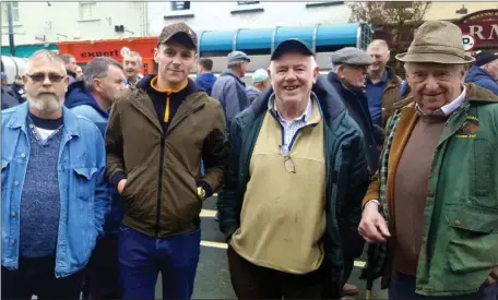  ?? Photo Moss Joe Browne. ?? Image Horsemen attending the annual November fair at Castleisla­nd last Friday were Colin O Sullivan,Ballyduff,Steven McCarthy,Listowel with Mike Kelly and Peader Walsh from Ballylongf­ord.