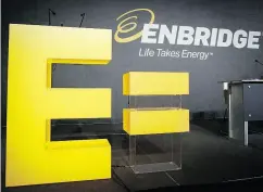  ?? JEFF MCINTOSH / THE CANADIAN PRESS ?? Enbridge is offering $13.6 billion to bring its four sponsored subsidiari­es in-house.