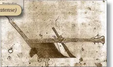  ?? DrawingD wi by ThomasTh Jefferson of his
invention: the moldboard plow ??