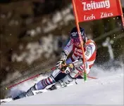  ?? (Photo AFP) ?? Mathieu Faivre sort d’une de Lech. place sur le parallèle