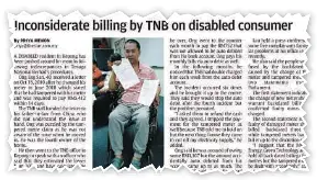 Tnb Clarifies Confusion On Double Charges Pressreader