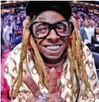  ??  ?? Gun charges: Rapper Lil Wayne