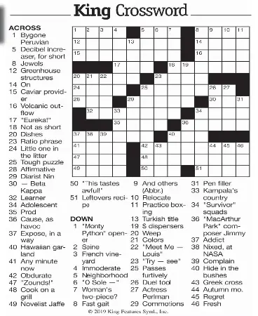 King Crossword - PressReader