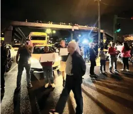  ?? FOTOS: CORTESÍA ?? El cierre en Circunvala­ción fue ayer en la noche.