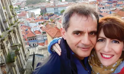  ??  ?? Pedro and Emma in Porto in 2018. Photograph: Image supplied by reader
