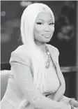  ??  ?? Nikki Minaj