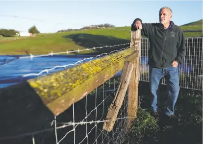  ?? Photos by Scott Strazzante / The Chronicle ?? Albert Straus hopes his organic family dairy in Marin County will be carbonneut­ral by the end of the year.