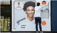  ?? Foto: Ina Fassbender, dpa ?? Das war’s mit der WM: Leroy Sané nicht dabei. ist