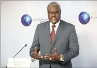  ??  ?? Chad’s foreign minister, Moussa Faki Mahamat, has been elected chair of the AU Commission.